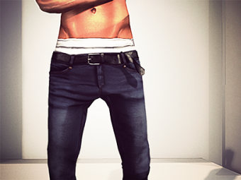 EDWIN jeans & belt