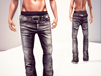 AARON jeans & belt