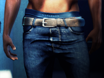 NYL denim jeans & belt