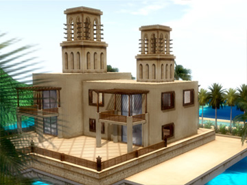 Dubai villa house