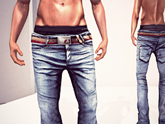 AARON jeans & belt